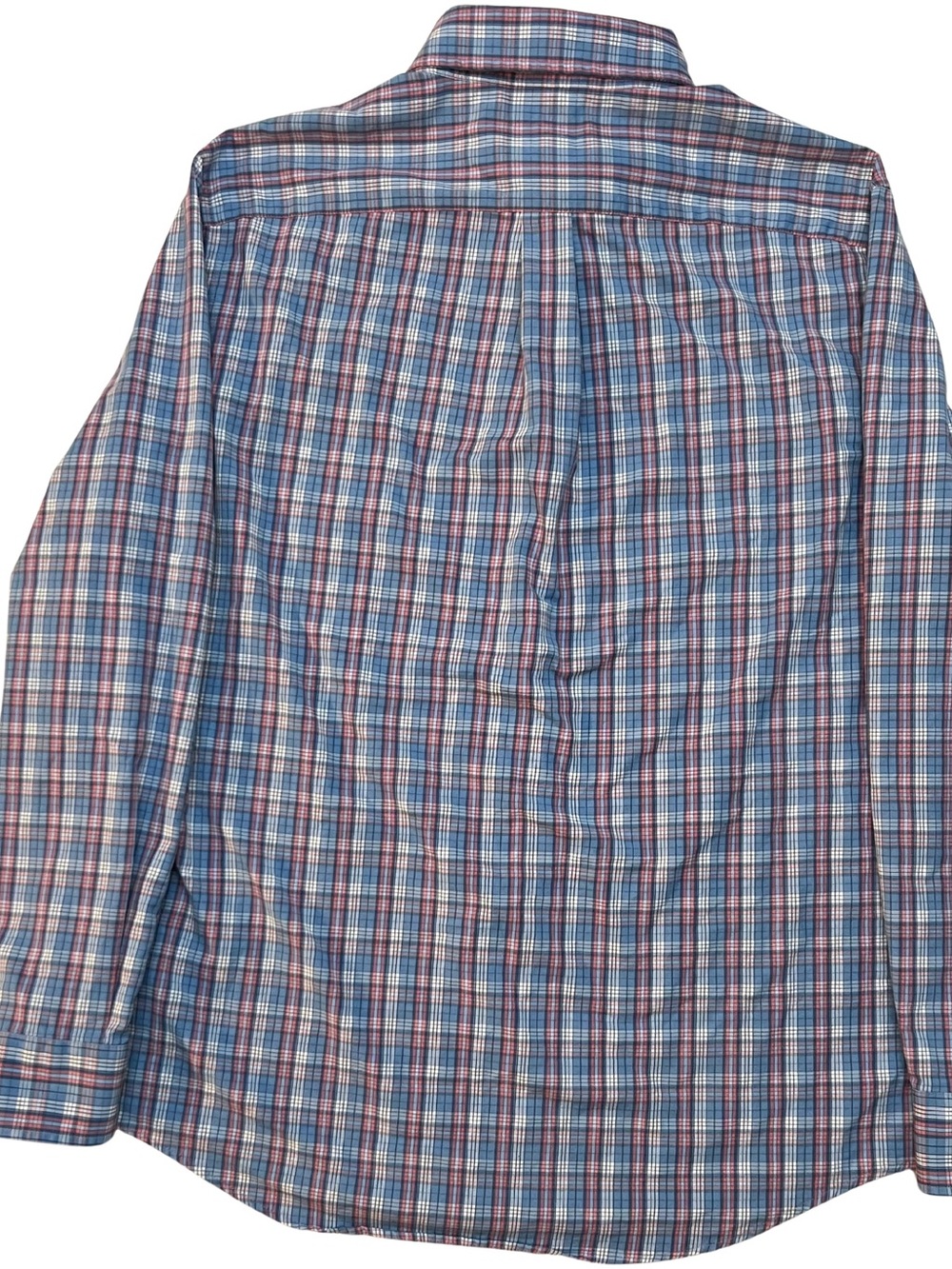 Vineyard‎ Vines Medium Men’s Murray Shirt Blue Pink Plaid Flannel Classic Fit - Picture 2 of 5